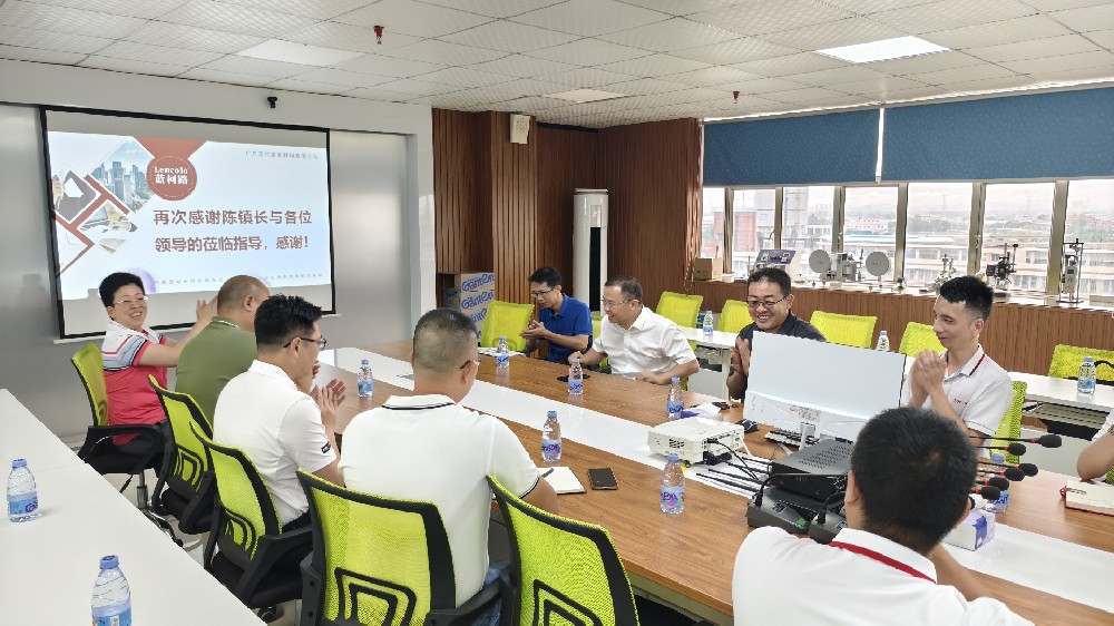 心系企業(yè)，情暖藍(lán)柯路——陳鎮(zhèn)長(zhǎng)及鎮(zhèn)領(lǐng)導(dǎo)團(tuán)隊(duì)親臨指導(dǎo)，共繪發(fā)展藍(lán)圖